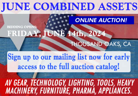 Online Auction 2024-06-17 - June Combined Assets Auction