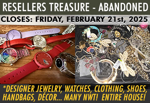 Online Auction 2025-02-21 - Resellers Treasure! Abandoned Property Auction