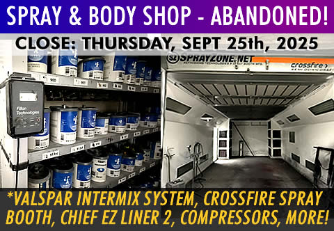 Online Auction 2025-09-25 - AUTO SPRAY & BODY SHOP - ABANDONED PROPERTY AUCTION